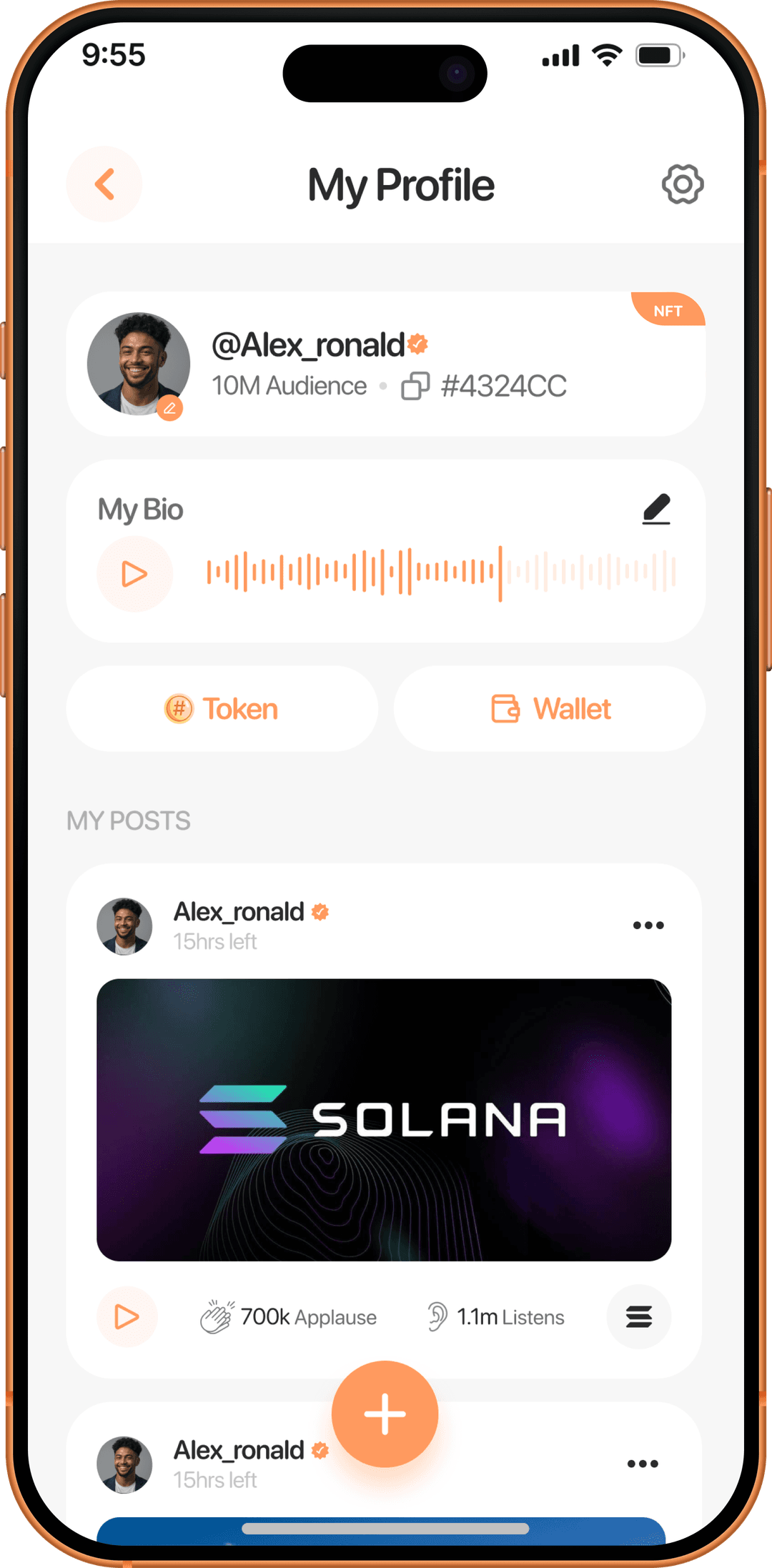 NFT Profile Interface